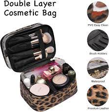 double layer cosmetic bag makeup bag