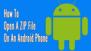 a zip file on an android phone shorts