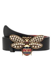Size 90 costs 350 euro. Gucci Embellished Bee Clasp Leather Belt Nordstrom