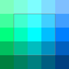Сине-зелёный цвет — Википедия