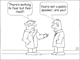 cartoon slides for controlling your fear toastmasters 