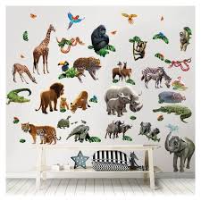 Baby Jungle Safari Wall Stickers 41059