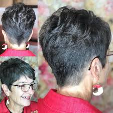 This is the case with this model's hair. The Best Hairstyles And Haircuts For Women Over 70 Short Hair Styles Pixie Very Short Hair Short Pixie Haircuts