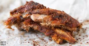 keto dry rub ribs low carb recipe only