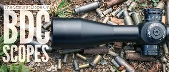 The Straight Dope On Bullet Drop Comepensator Bdc Scopes
