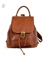 damen leder rucksack hercle klein