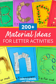 letter activities early learning ideas