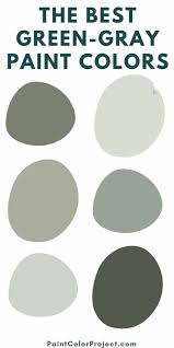 The 17 Best Green Gray Paint Colors For
