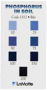 Lamotte 1312 Soil Ph Test Kit Color Chart Phosphorous