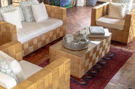 natural rattan sofa set dakar design