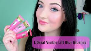 new l oreal visible lift blur blushes