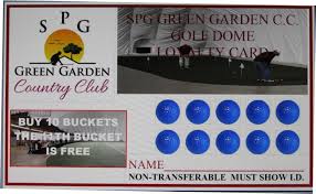 Dome Loyalty Card Spg Green Garden Country Club