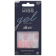 kiss gel fantasy allure short nails