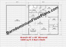 floor plan barndominium branch versions