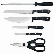 Kitchen knife set comparison chicago cutlery j.a. Stainless Steel Kitchen Knife Set Includes Chef Slicer Bread Utility And Paring Knives Global Sources