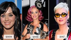 katy perry s hair evolution from