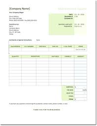 Quotation Book Template Quote Invoice Word Maintenance For Excel