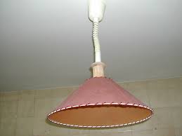 The more common ones are white and tinted. Ceiling Lamp With Pink Shade