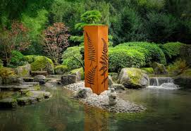 Fern Garden Column Landscape Art
