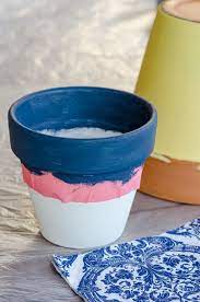 painting terracotta pots like the pros