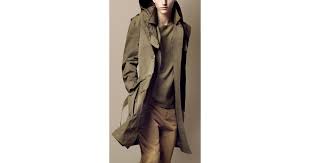 Burberry Brit Long Hooded Trench Coat