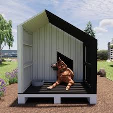 Farmhouse Dog House Plan Outdoor