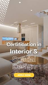 certification in interior and spatial