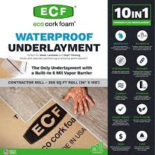 underlayment vinyl plank waterproof