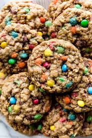 chewy oatmeal m m cookies sally s