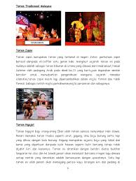 Video tutorial tarian tradisional melayu iaitu tarian inang telah disediakan oleh sektor kebudayaan dan kesukarelawanan Tarian Tradisional Malaysia