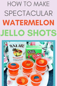 jolly rancher watermelon jello shots