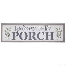 Welcome To The Porch Wood Wall Decor