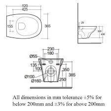 Rak Morning Rimless Wall Hung Toilet