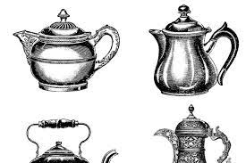 Vintage Teapot Drawing At