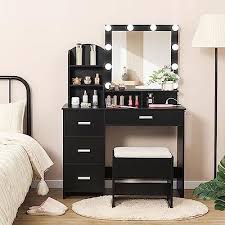 oo vanity desk with mirror and 10