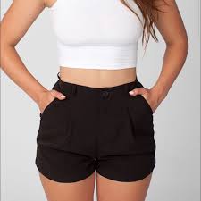 American Apparel Relaxed Pleated Short