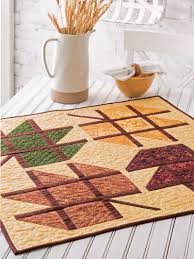 Stained Glass Leaves Quilt Pattern