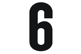 6 (six) is the natural number following 5 and preceding 7. Folienbuchstabe Nr 6 60 Mm Schwarz Kaufen Bei Coop Bau Hobby