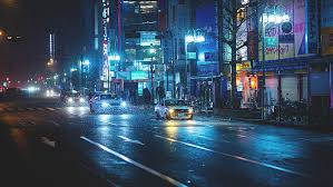 See more ideas about jdm wallpaper, jdm, jdm cars. Hd Wallpaper White Car Street City Japan Illuminated Night Architecture Wallpaper Flare