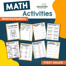 Math Activities Packet Balancing