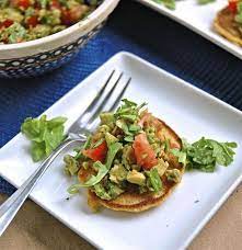 Mexican Corn Fritters With Guacamole gambar png