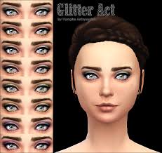 sims glitter act eyeshadow 8 colors