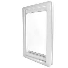 I bought this so my cat can go to the back patio with the door cracked open. Ideal Screen Guard Pet Door Screen Door Mount For Dogs Cats
