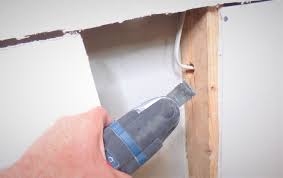 how to cut drywall to run electrical wires