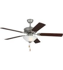Bring great lighting and cool breezes to your home or business with costco's excellent selection of ceiling fans with lights. Monte Carlo Fans 5hv52bpd Haven 52 Led 2 52 Inch Brushed Pewter With Silver American Walnut Blades Indoor Ceiling Fan