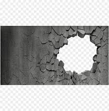 broken hole wall texture png image with