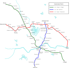 Hyderabad Metro Rail Map Lines Route Hours Tickets