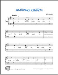 Printable piano books offer the convenience of printable sheet music with the cohesion and progression of a lesson book. Amazing Grace Free Beginner Piano Sheet Music