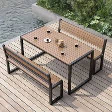 Outdoor Furniture For Cafe Wood For Hotel