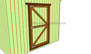 shed door plans howtospecialist how